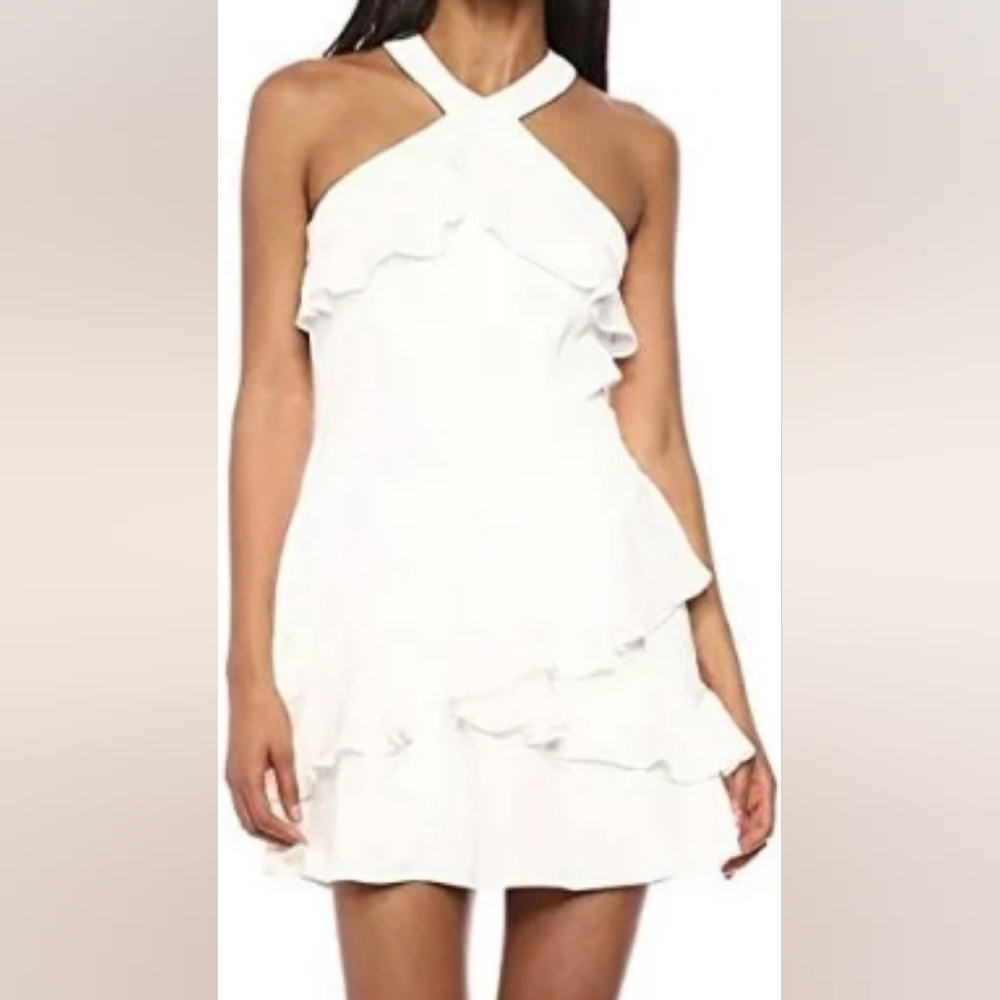 NWT Parker white halter dress, Small